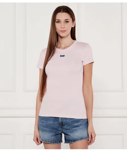 

Легкая футболка Slim fit Hugo Blue, розовый