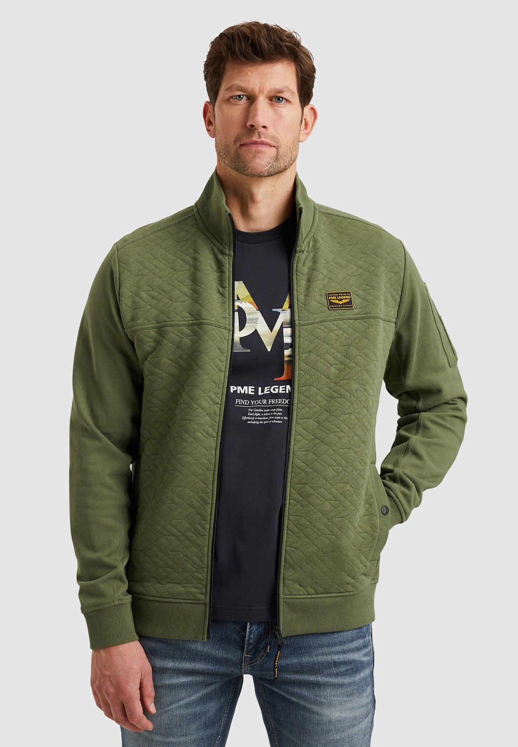 

Куртка демисезонная SWEAT JACKET PME Legend, зеленый