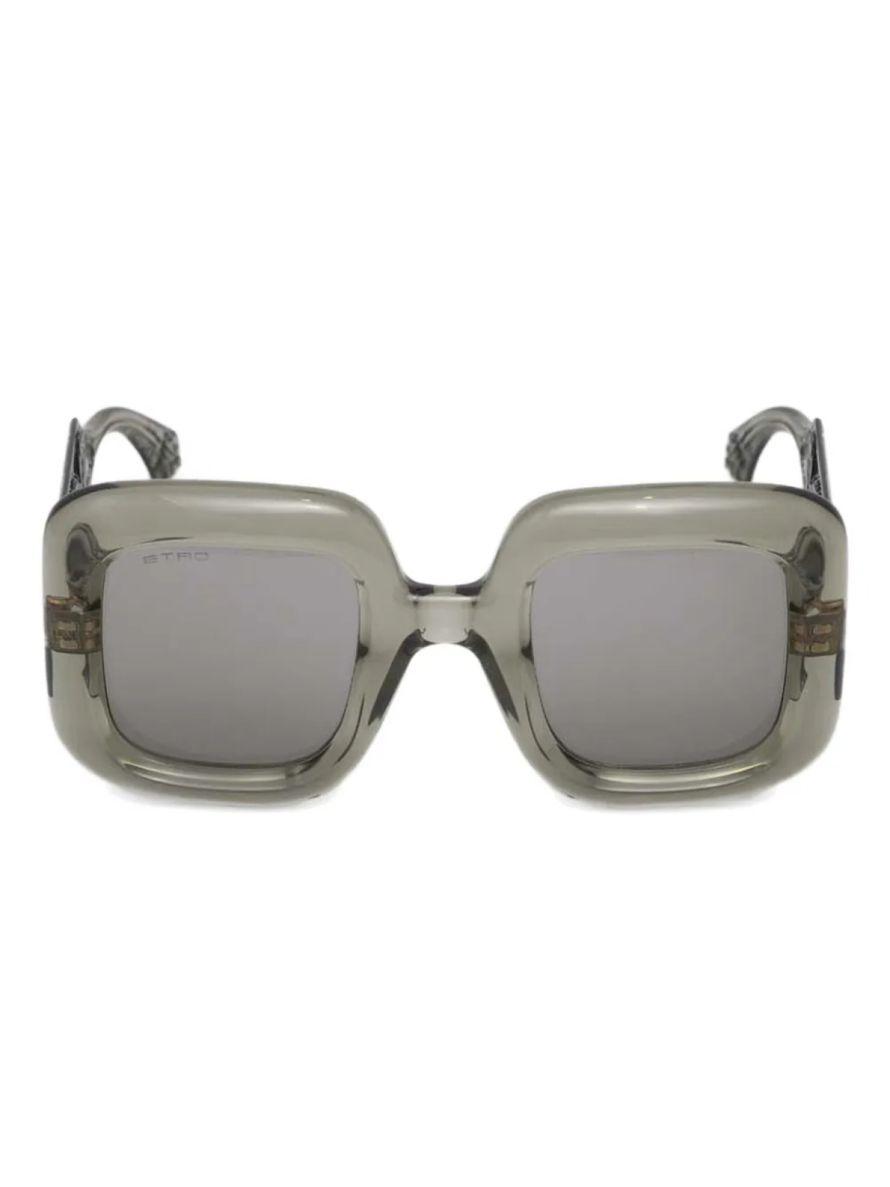 

ETRO square-frame солнцезащитные очки, зеленый
