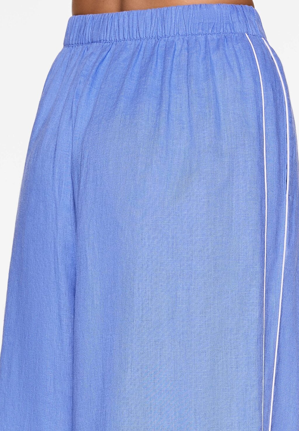 

Брюки Wide Leg Piping OYSHO, крапчатый синий