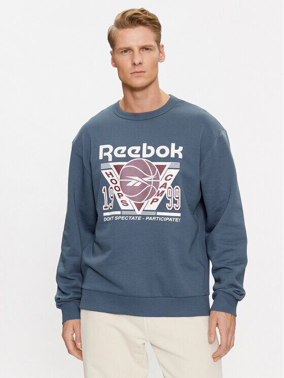 

Толстовка обычного кроя Reebok, синий