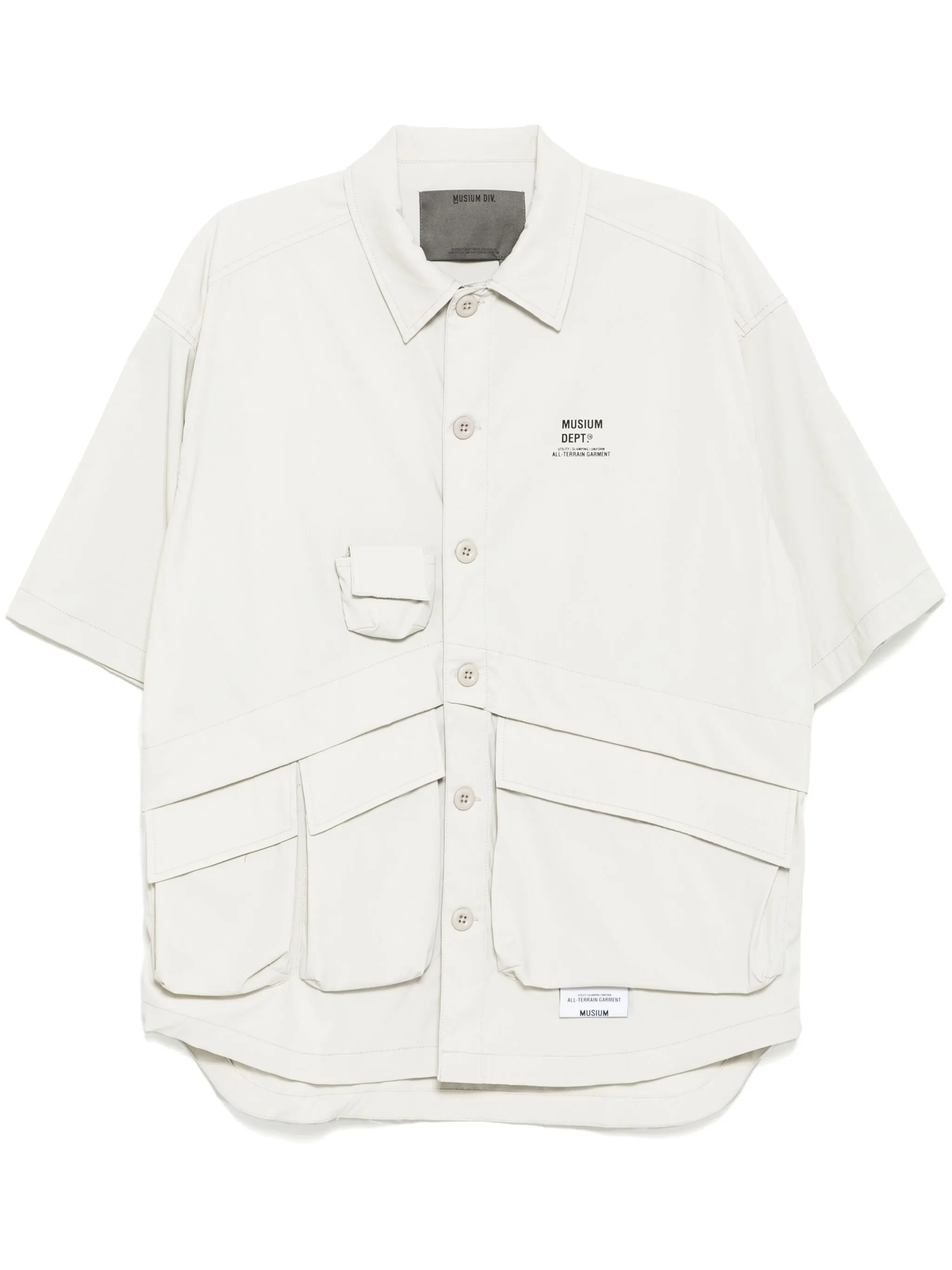 

Рубашка с логотипом Musium Div., серый