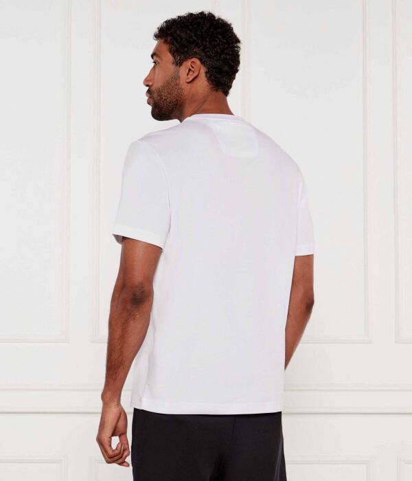 Футболка с принтом в полоску c Relaxed fit Boss Green, белый — фото 3