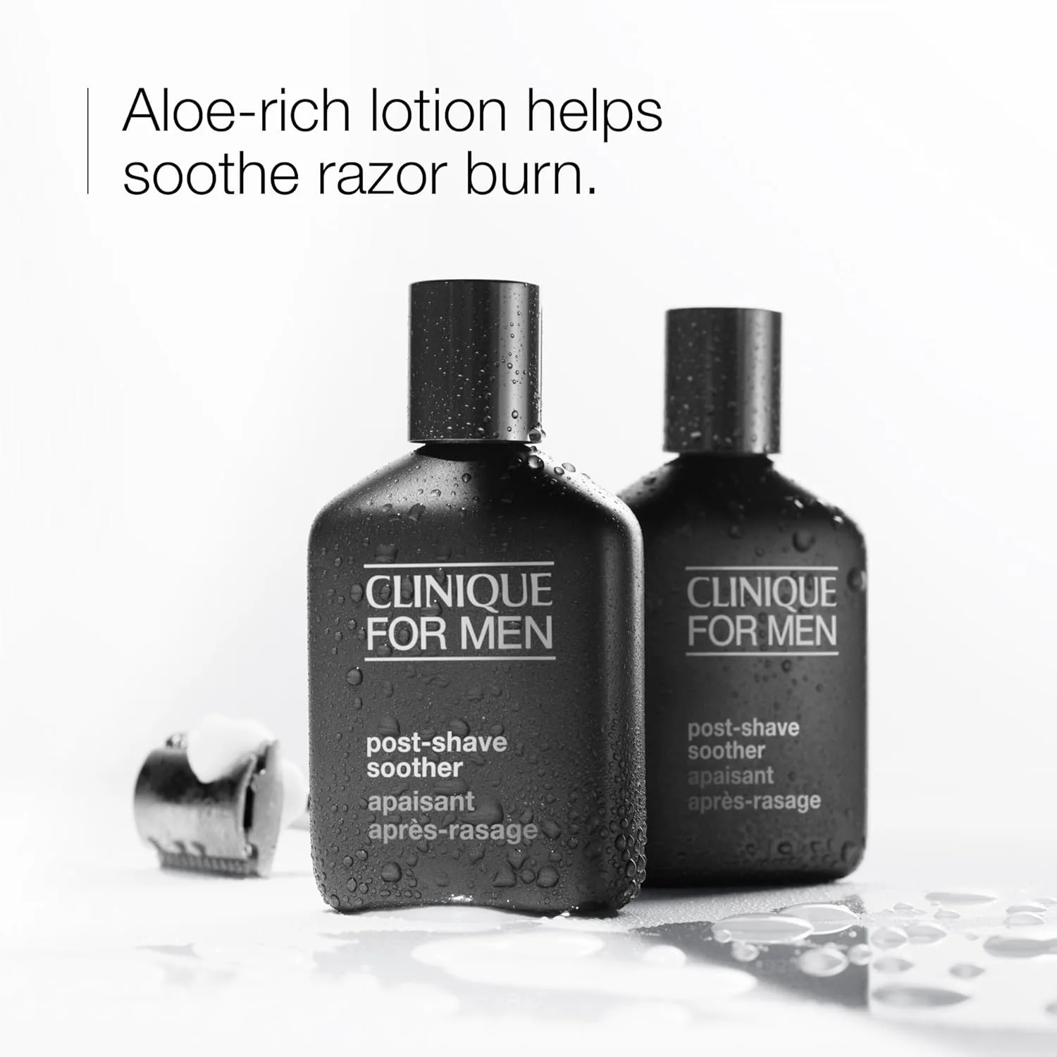 Успокаивающий лосьон для лица после бритья Clinique For Men с алоэ вера | Увлажняющий и смягчающий раздражение после бритья | Лосьон после бритья для мужчин, 70 мл — фото 2