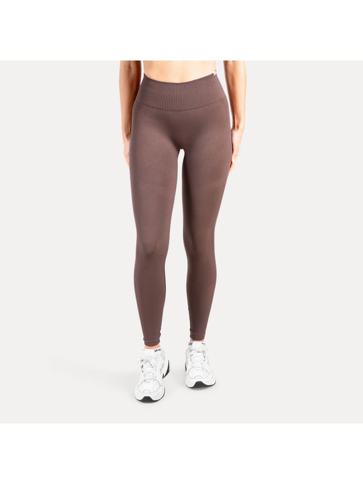 

Леггинсы Lesedi Seamless Scrunch темно-коричневого цвета SMILODOX