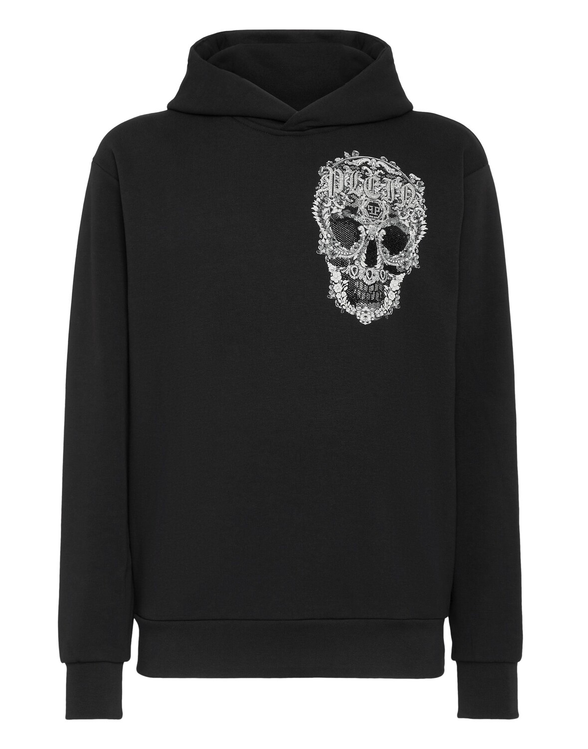 

Толстовка с капюшоном Baroque Skull Philipp Plein, черный