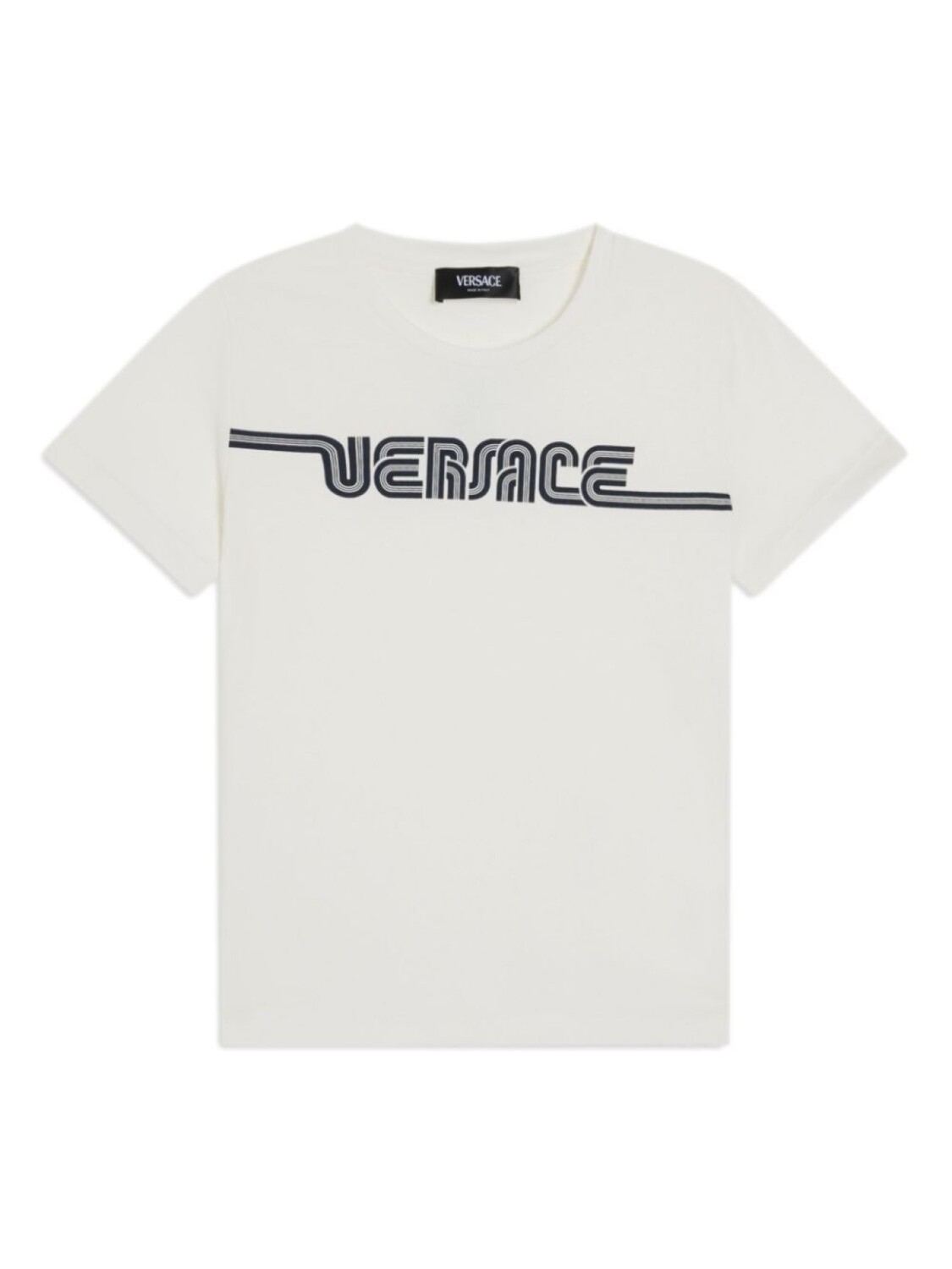 

Versace Kids футболка из хлопка с логотипом, белый