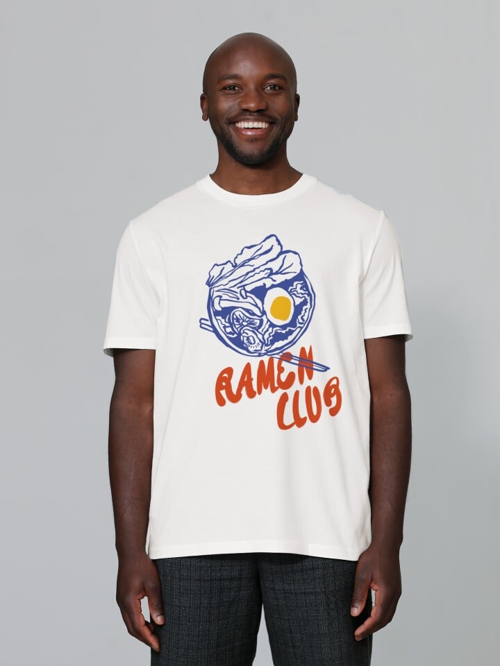 

Футболка wat Apparel T-Shirt Ramen Club, белый