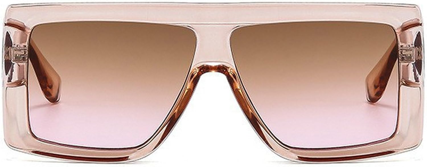 

Квадратные солнцезащитные очки для женщин, большие солнцезащитные очки для женщин, ретро-винтажные солнцезащитные очки с градиентной оправой для мужчин, солнцезащитные очки UV400 mincl, Brown