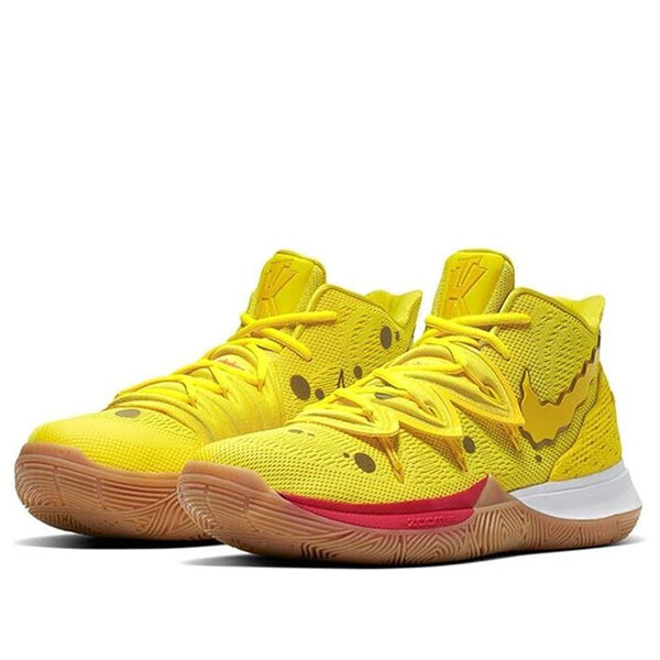 Кроссовки spongebob squarepants x kyrie 5 'spongebob' Nike, желтый — фото 2