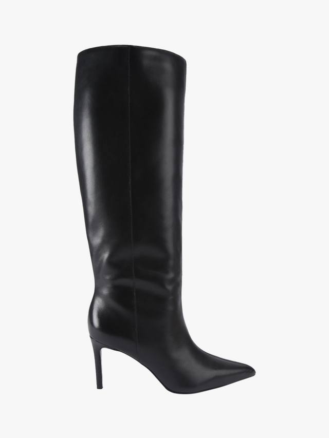 Пиза высокие кожаные ботинки на каблуке Carvela, Black