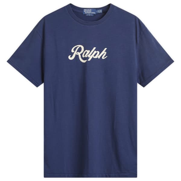 

Футболка с аутентичным логотипом Polo Ralph Lauren, Dark Cobalt & White
