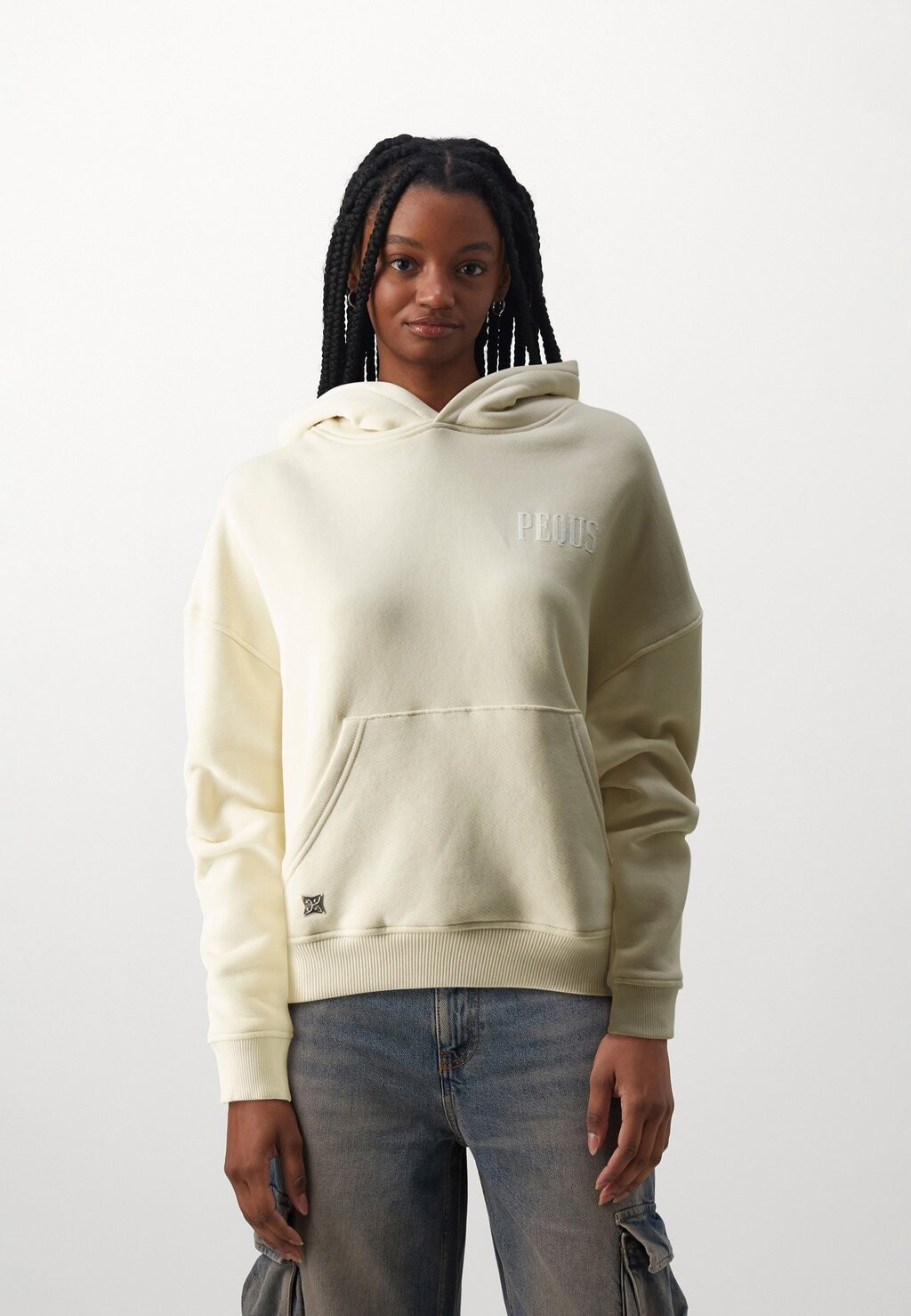 

Толстовка BACK LOGO PEQUS, цвет almond