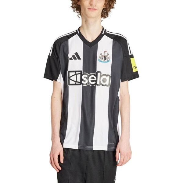 Футболка newcastle united fc 24 25 домашняя футбольная майка азия размеры Adidas, черный — фото 3