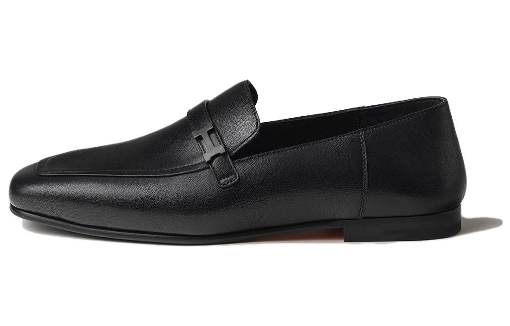 

HERMES Мужские черные лоферы Giovanni