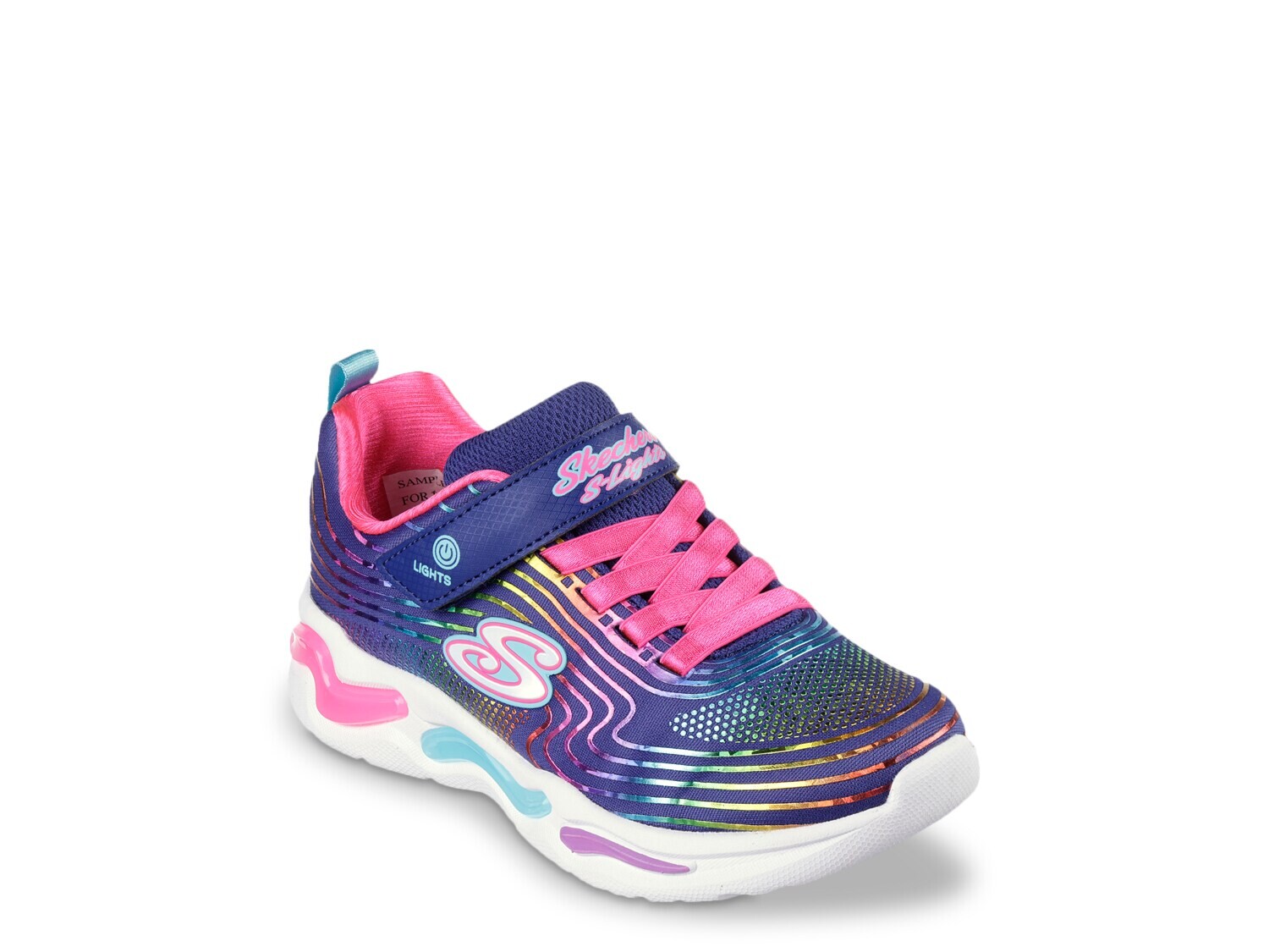 

Кроссовки-слипоны детские Skechers S Lights Wavy Beams, темно-синий