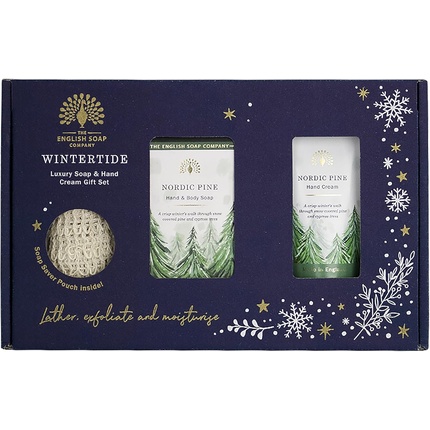 

Подарочный набор для ухода за руками Wintertide Nordic Pine Luxury Soap & Hand Cream The English Soap Company