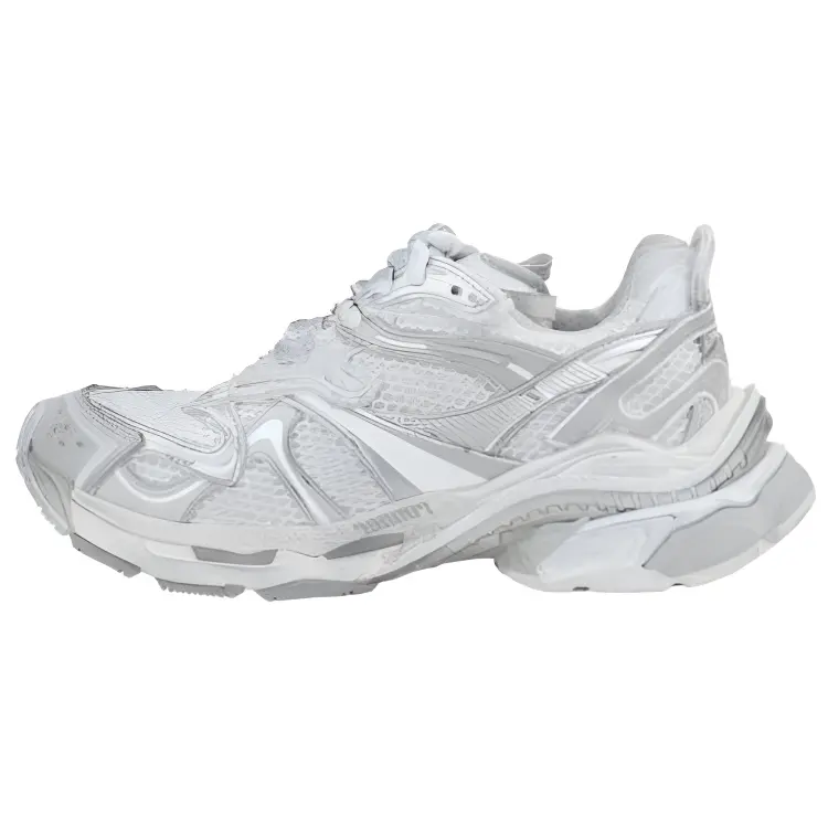 Кроссовки Runner 2.0 на шнуровке женские Balenciaga, Silver