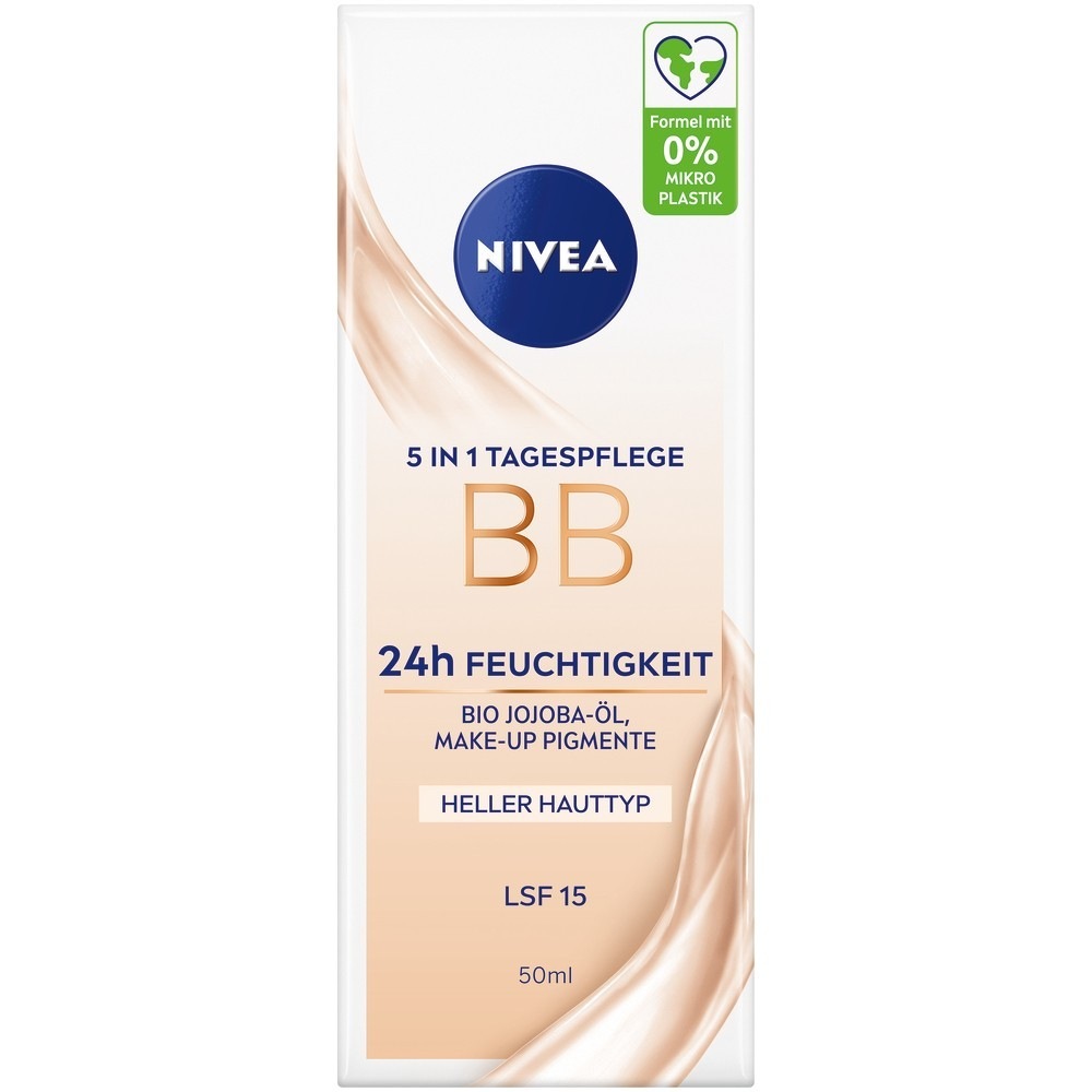 Маска для лица Nivea — Дневной 5in1 bb tagespflege heller hauttyp. lsf , объем, 50 мл — фото 3