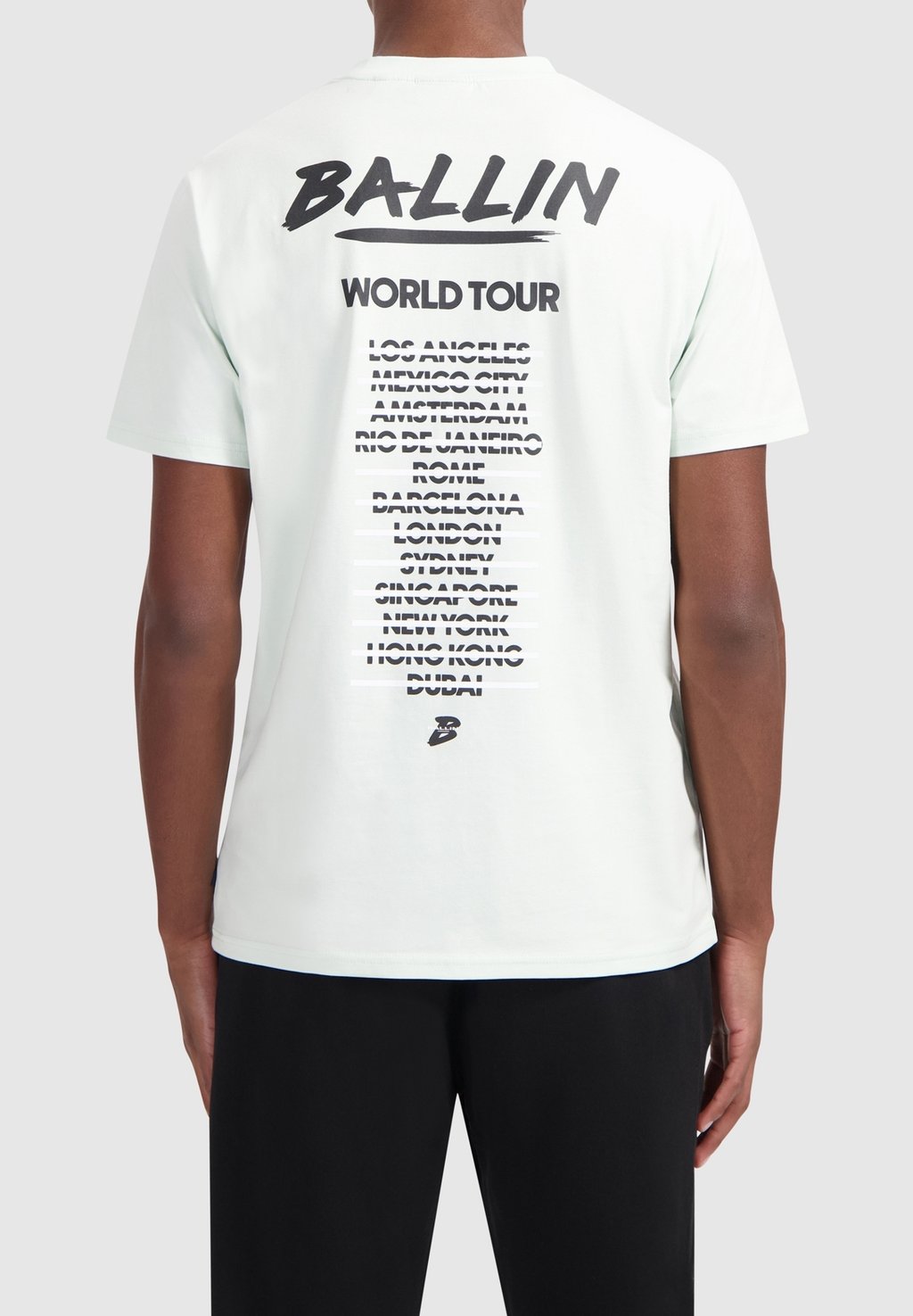 

Футболка с принтом REGULAR FIT CREWNECK Ballin, светло-зеленый