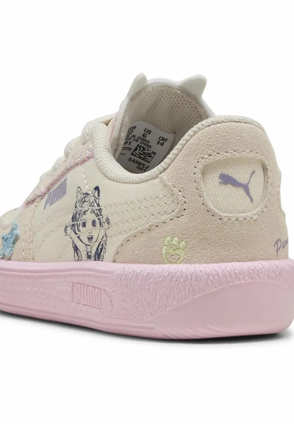 Кроссовки puma x gabby's dollhouse palermo, детская обувь Puma, Alpine Snow/Pearl Pink — фото 4