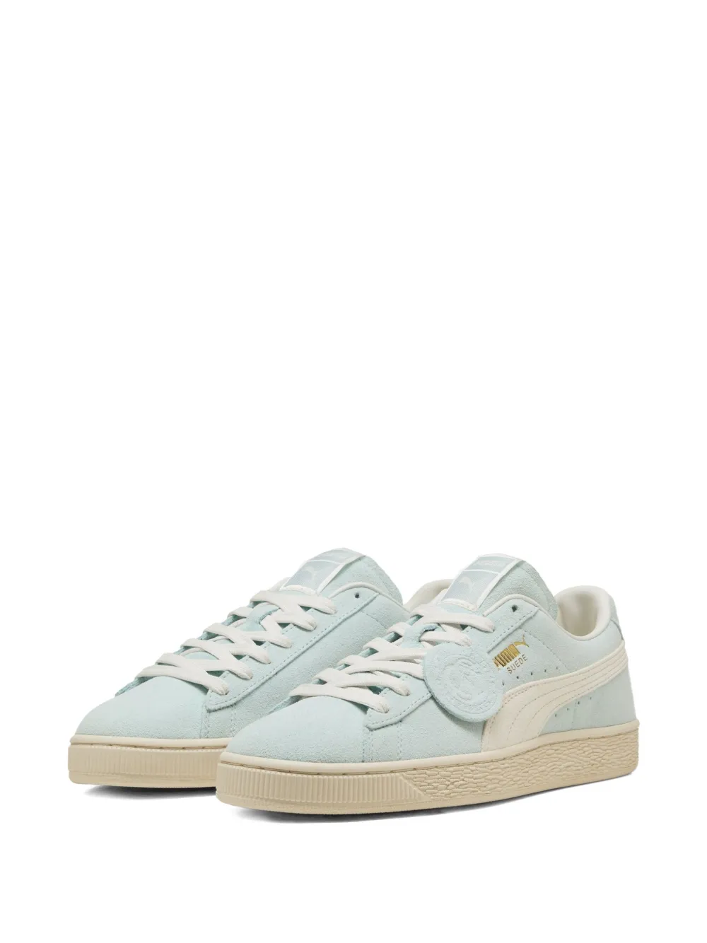 Кроссовки Green/White PUMA, синий — фото 2