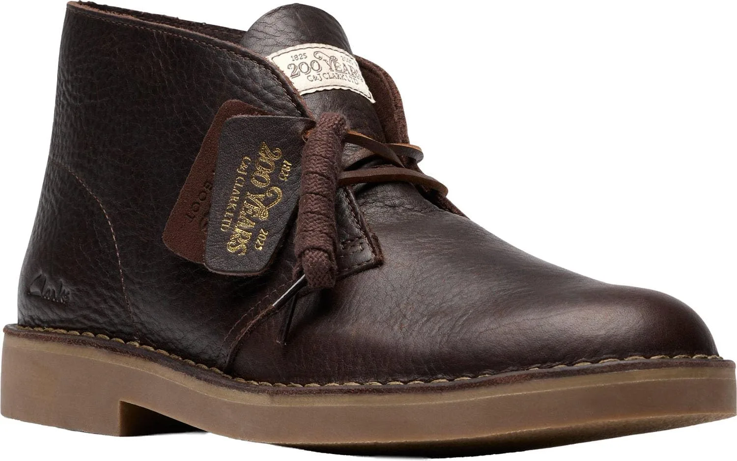 Ботинки Clarks Originals Desert Boot, мужские ботинки Desert Boots, ботинки на невысоком каблуке и ботинки, серые (замша wolf) — фото 4