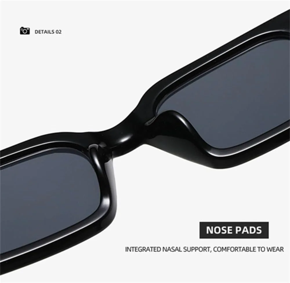 

Женские солнцезащитные очки прямоугольной формы в стиле ретро с леопардовым принтом, мужские солнцезащитные очки с защитой от УФ-излучения UV400 generic, Black Gray