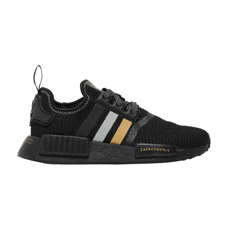 

Кроссовки adidas NMD_R1 'Black Gold Metallic', черный