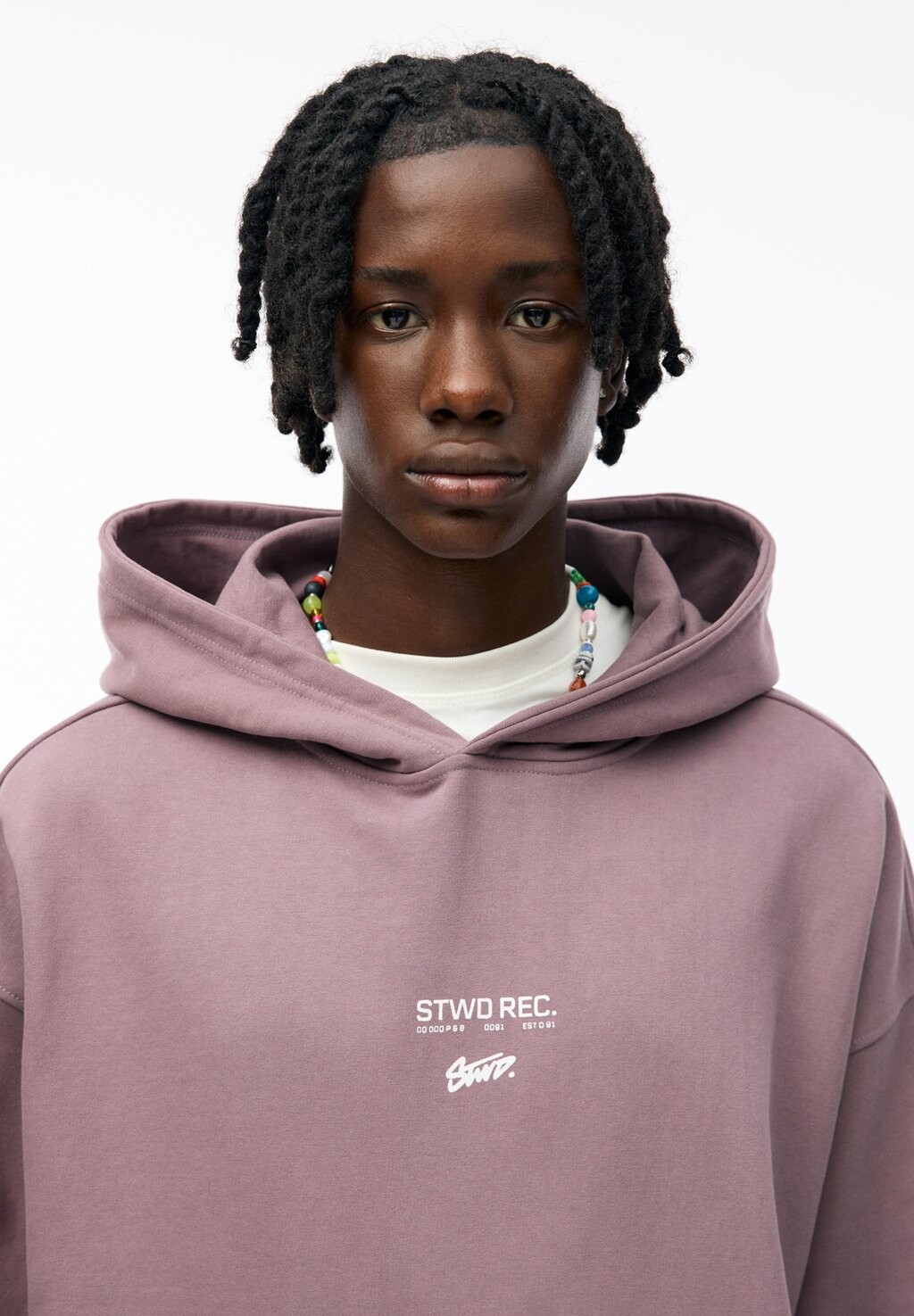 

Толстовка с капюшоном PULL&BEAR, розовый