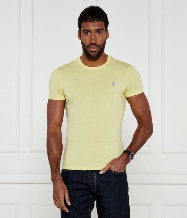 

Футболка Polo Ralph Lauren Custom Slim Fit, желтый