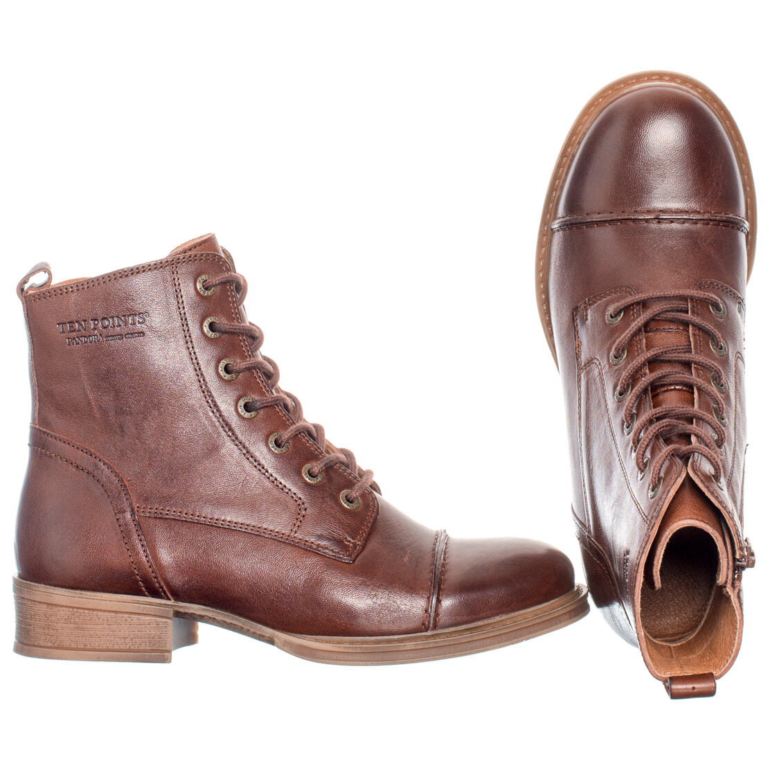 Повседневные ботинки Ten Points Women's Pandora Boots, цвет Cognac — фото 2