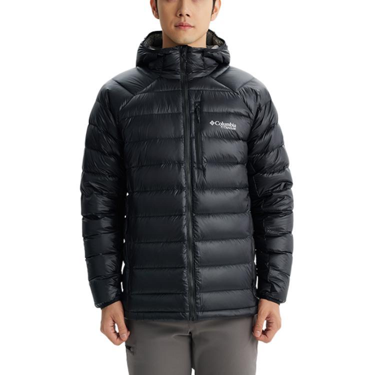 

Columbia Титановая пуховая куртка мужская черная, Black