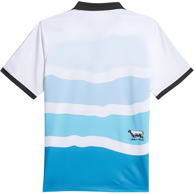 Футболка Charlotte FC X Black Sheep Adidas Originals, синяя — фото 3