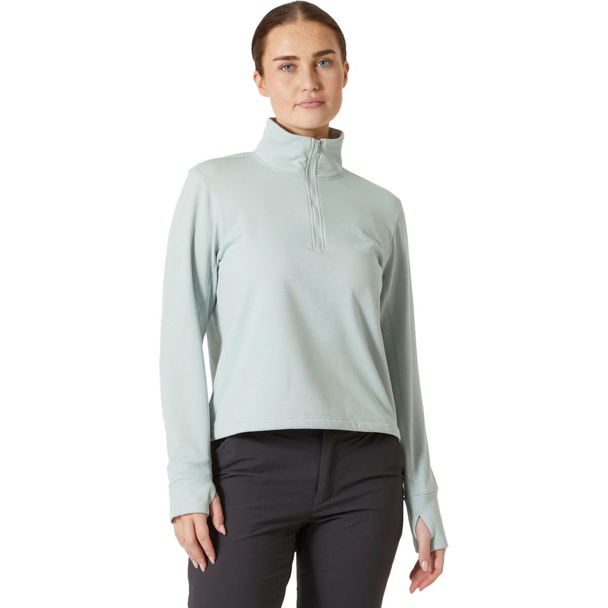 

Версалайт утепленный флисовый пуловер с кулиской Helly Hansen, зеленый