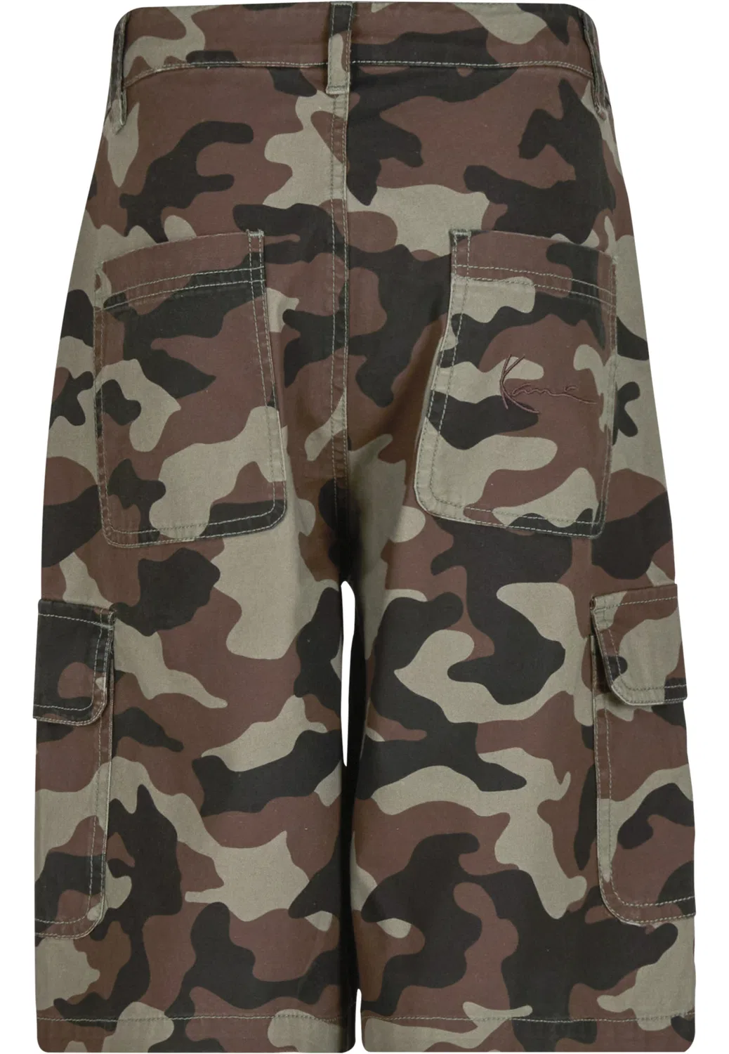 Широкие штаны Karl Kani, Khaki/Fir — фото 2
