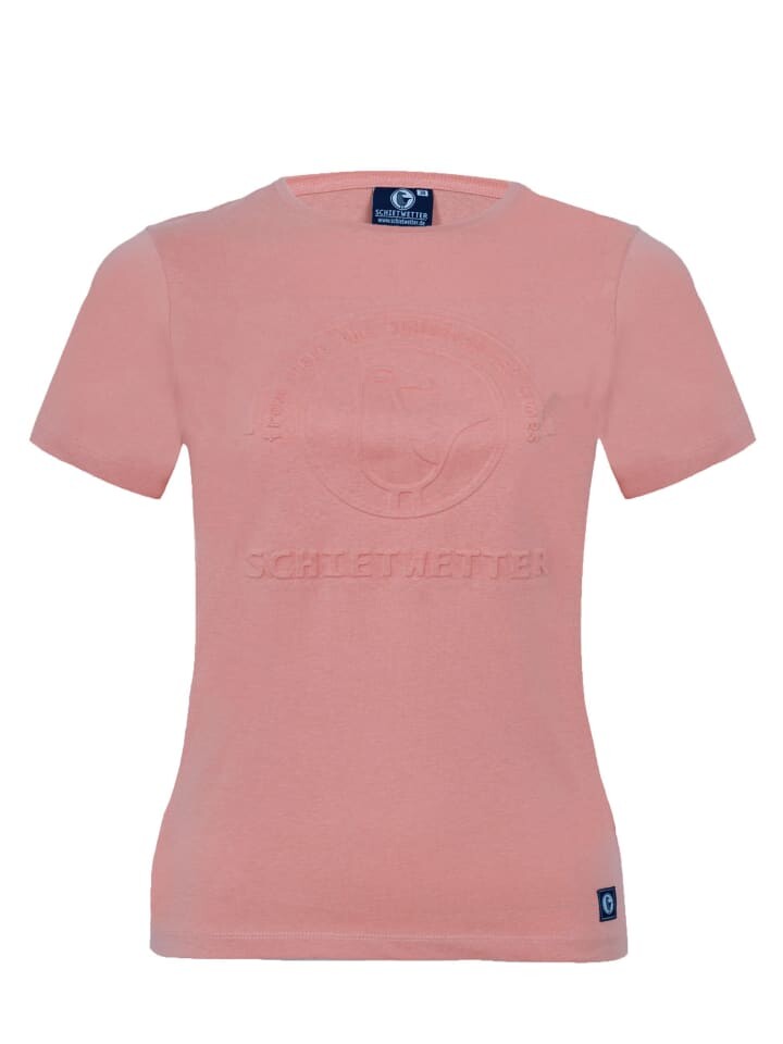 

Футболка SCHIETWETTER Martha, 3D-Prägung, цвет pale pink