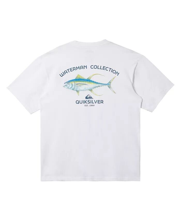 

Мужская футболка Quiksilver Fresh Fish с коротким рукавом Quiksilver Waterman, белый