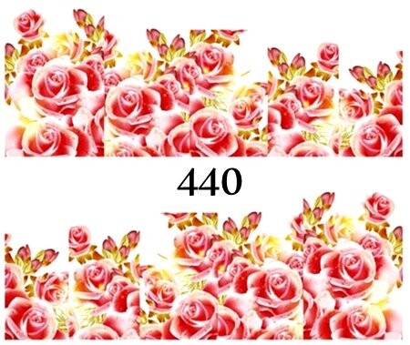 

Водные наклейки для ногтей - №440, Raisin