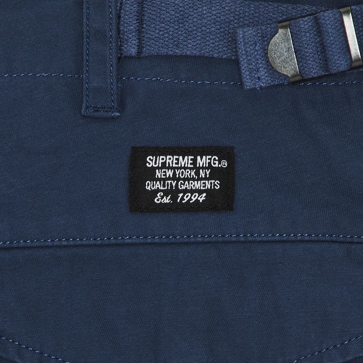 Брюки-карго Supreme x Aphex Twin Alpha Industries, темно-синие — фото 3