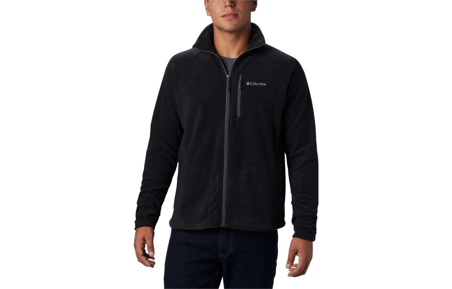 

Флисовая куртка мужская черный Columbia