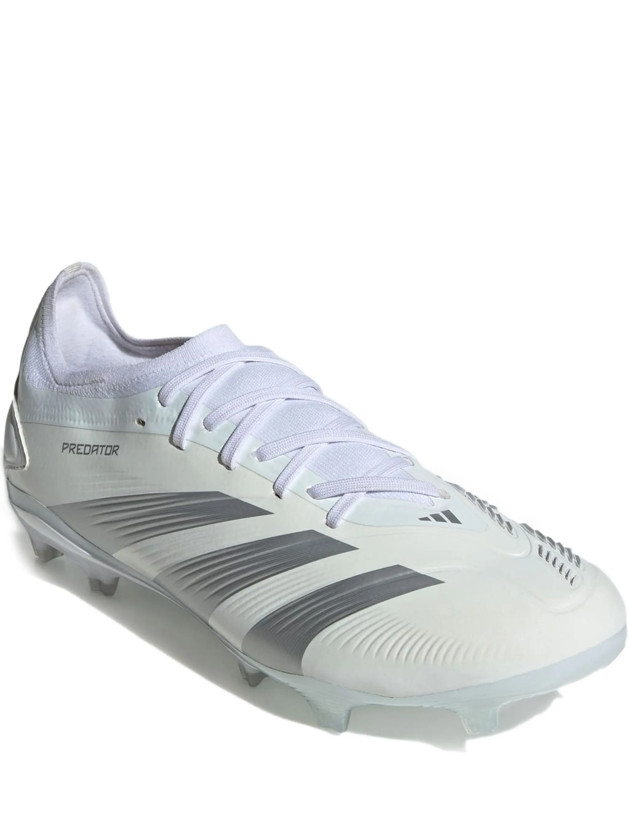 

Кроссовки Predator 24 Pro FG Cloud White/Silver Metallic Adidas, белый
