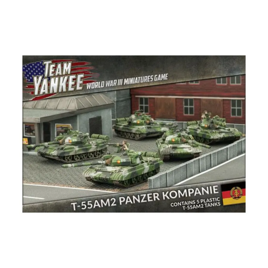 

Танковая рота Т-55АМ2, Team Yankee - World War III - East German Army (1:100) (Plastic)
