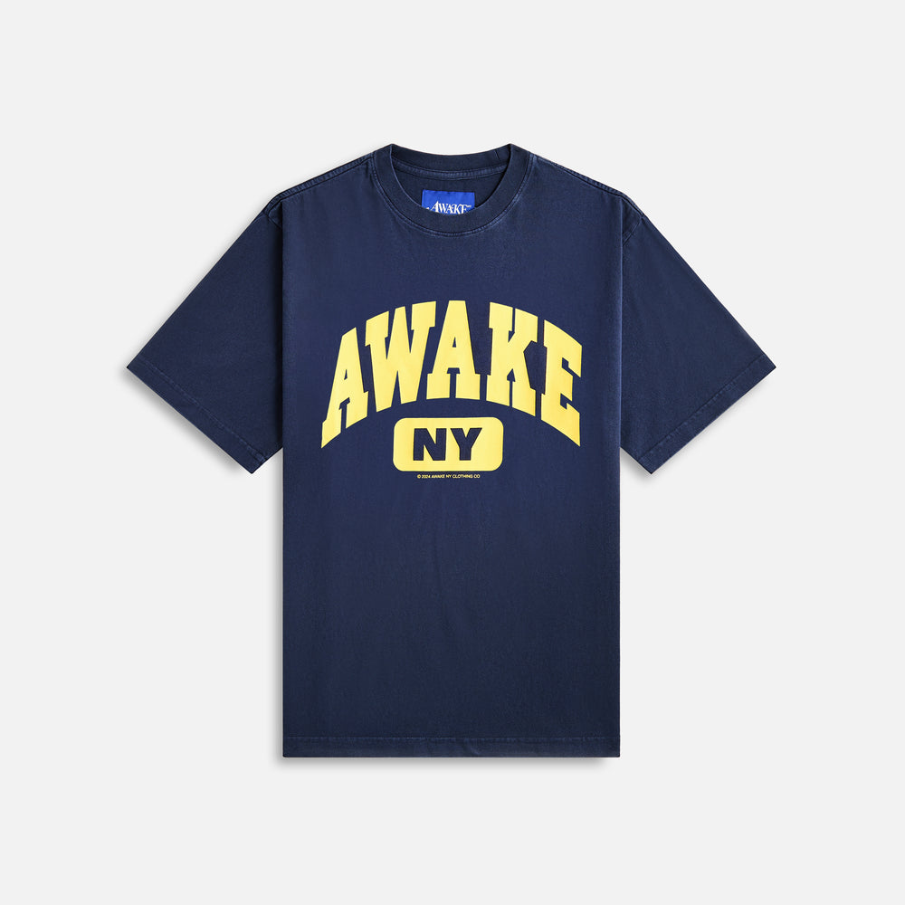 

Футболка Awake NY Varsity Tee, темно-синий