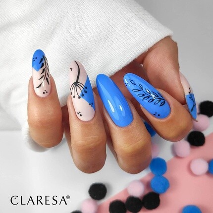 Коллекция лаков для ногтей UV LED Hybrid Manicure Soak Off - Синий цвет 5 мл Claresa — фото 2