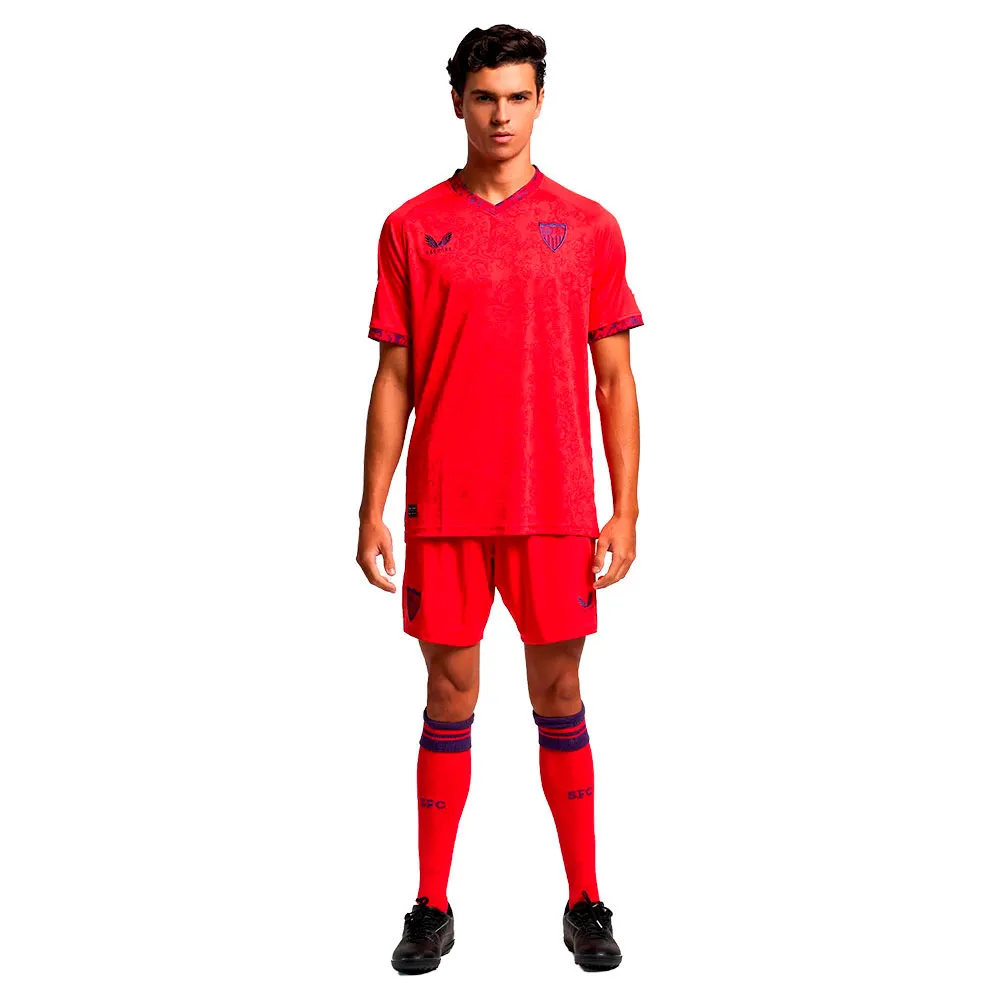 

Футболка с коротким рукавом Castore Sevilla FC 24/25 Replica Away, красный