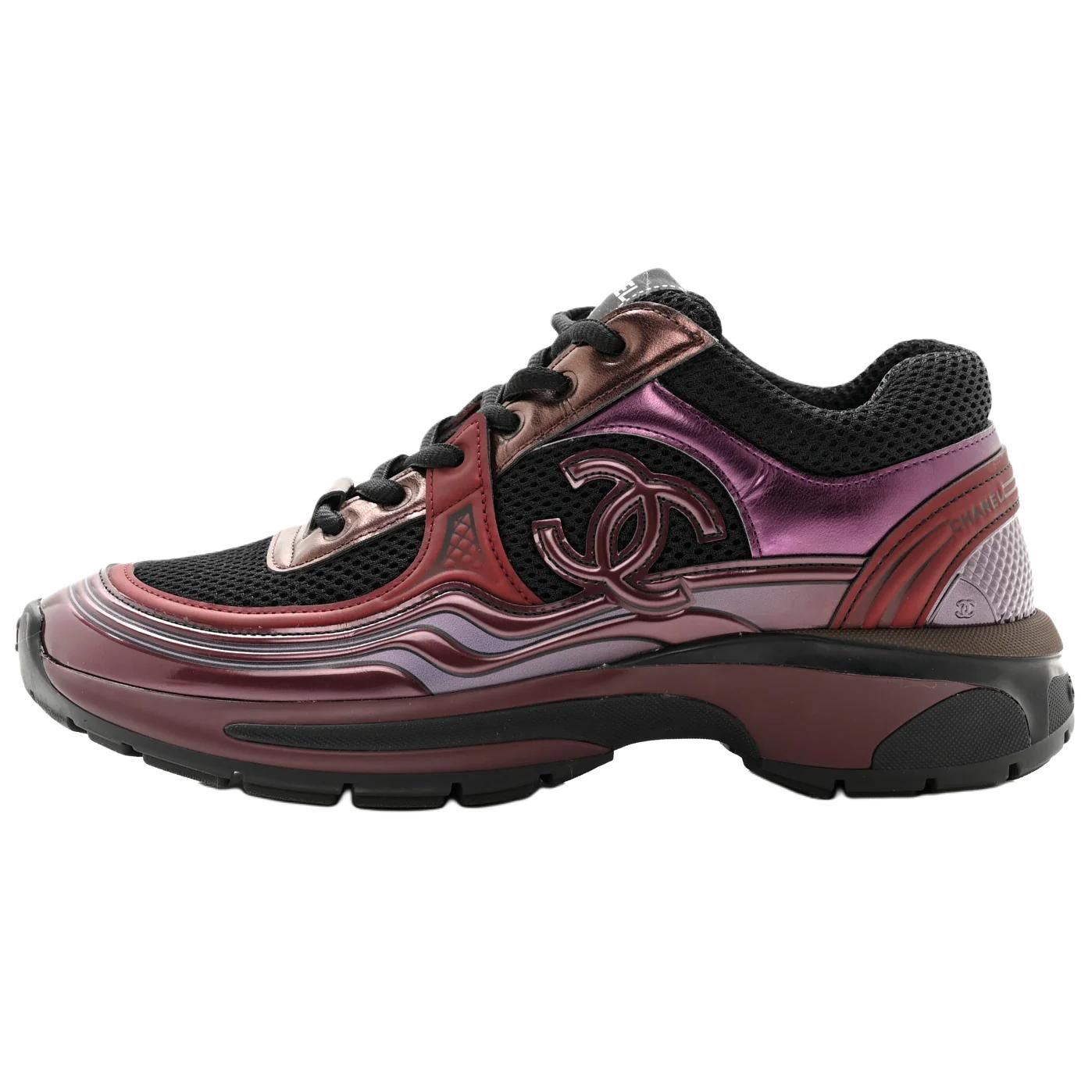 CHANEL 23A Low top Casual Shoes Women's Dark Red