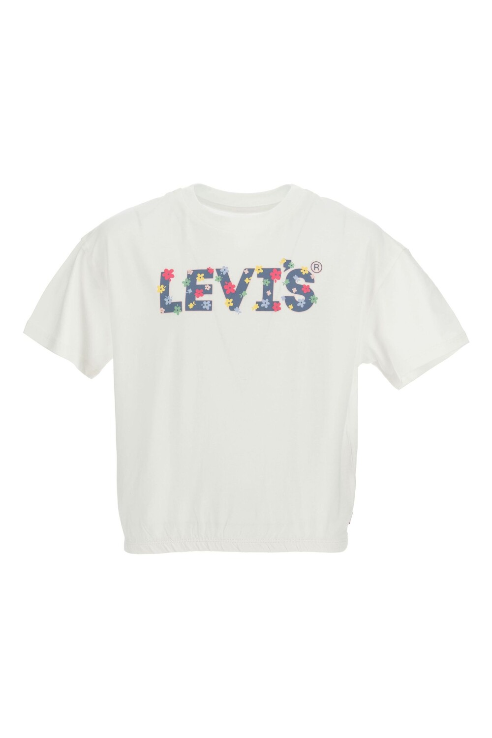 

Футболка с логотипом и цветочным мотивом Levi'S, белый