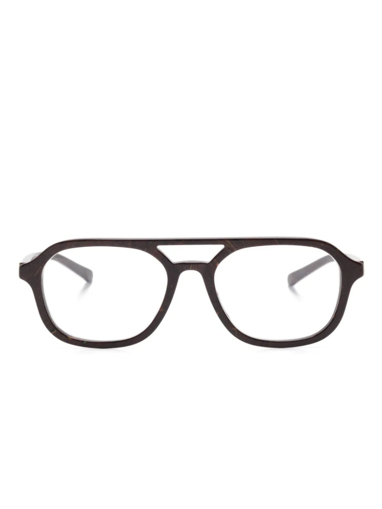 

Очки в квадратной оправе Gucci Eyewear, коричневый