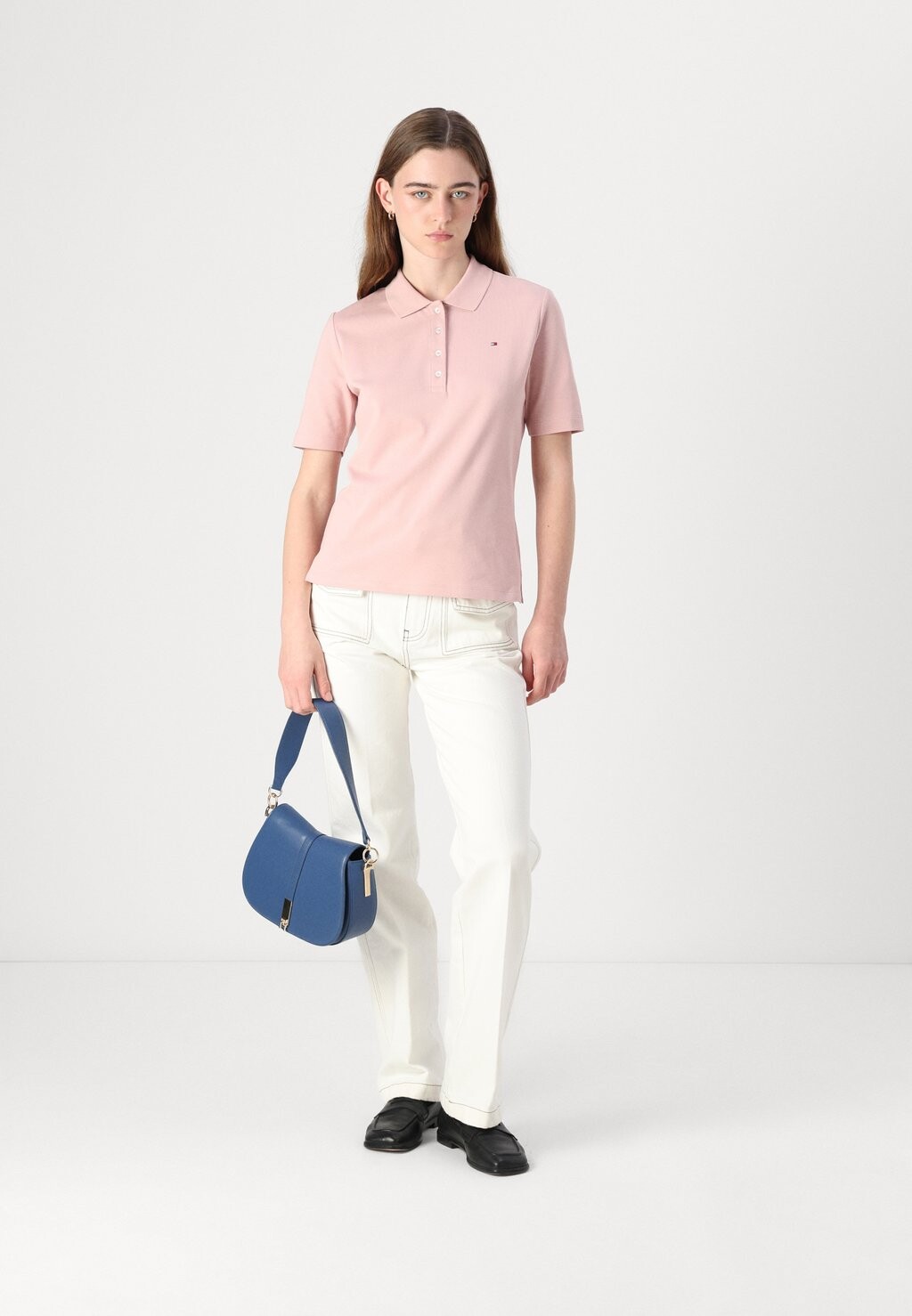 

Рубашка поло Tommy Hilfiger, светло-розовый